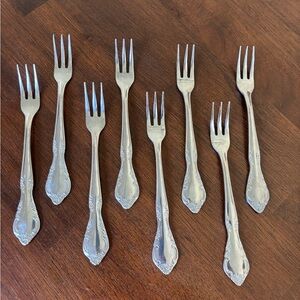 Vintage Classic 8 piece cocktail Fork Set